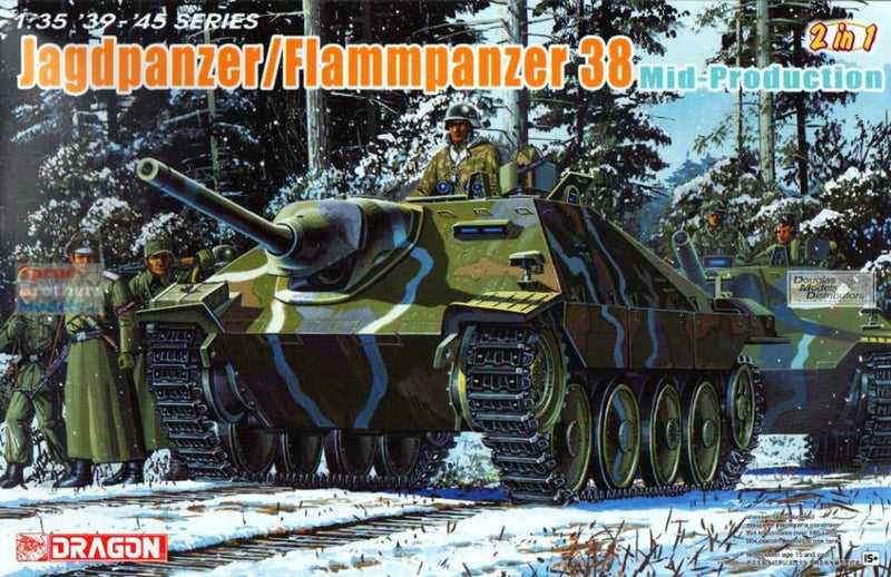 DML Military 6845 Jagdpanzer 38 Mid Production 2n1 1:35