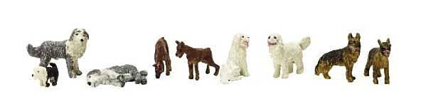 Woodland Scenics HO A1971 Scenic Accents, Dog Pack (9)