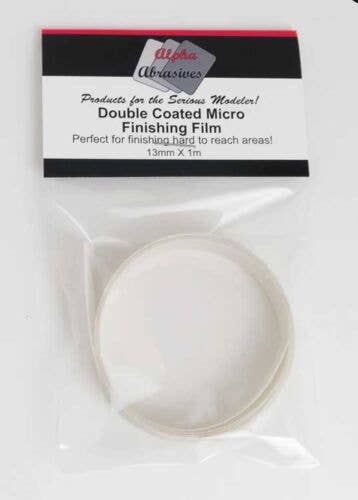 Profile Accessories Inc. 0601 Double-Coated Micro Finishing Film, Double-Sided 150 & 320 Grit, 1/2 x 40"