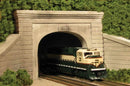 Monroe Models N 215 Double-Track Tunnel Portal, Grooved Concrete Face