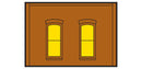 Design Preservation Models 30130 HO First Story Window Sm Rect