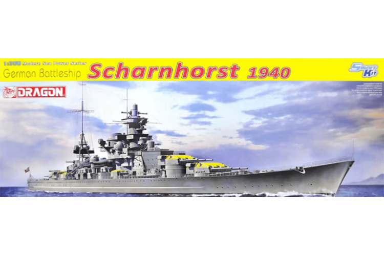 DML Military 1062 Ger Battleship Scharnhorst 1:350
