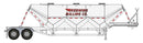 Walthers HO 949-2624 Transload Facility Dry Bulk Semi Trailer, Red Wing Milling