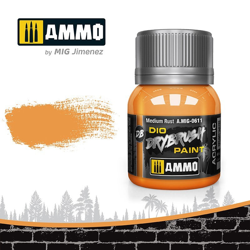 Ammo Mig 0611 MEDIUM RUST DRYBRUSH