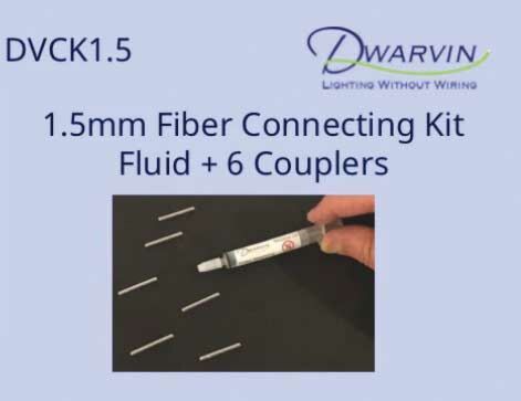 Dwarvin CK1.5 DVCK1.5 Fiber Optic Connecting Kit, For 1.5mm Fiber