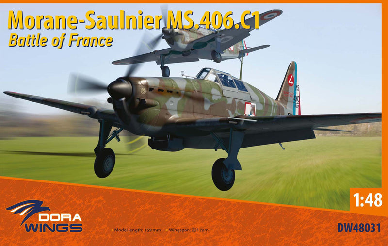 Dora Wings 1/48 Morane-Saulnier MS.406C.1 "Battle of France"