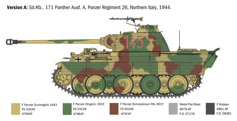 Italeri 0270 SD.KFZ. 171 PANTHER AUSF. A 1:35
