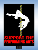 Miller Engineering N/HO 44-6252 Support the Performing Arts Billboard, Animated Neon Sign Kit