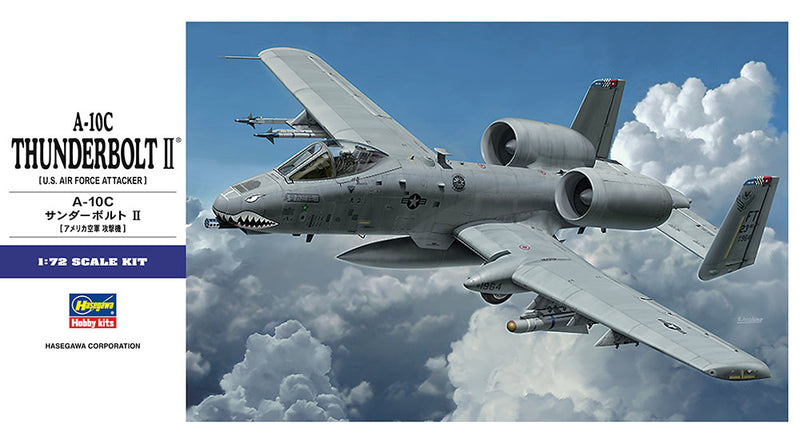 Hasegawa Models 1573 A-10C Thunderbolt II 1:72 SCALE MODEL KIT