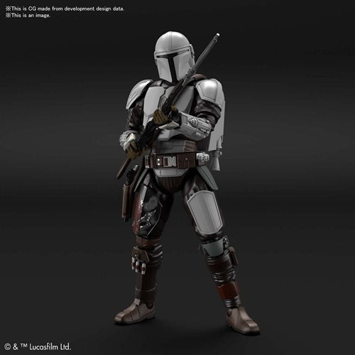 Bandai 11001 Star Wars: The Mandalorian Mandalorian Beskar Armor 1:12 Scale Model Kit