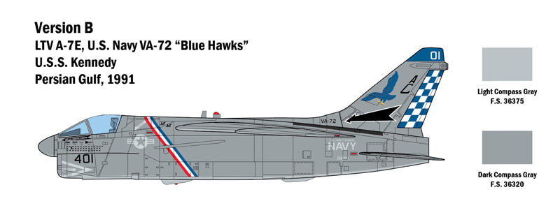 Italeri 2797 - SCALE 1 : 48 A-7E CORSAIR II