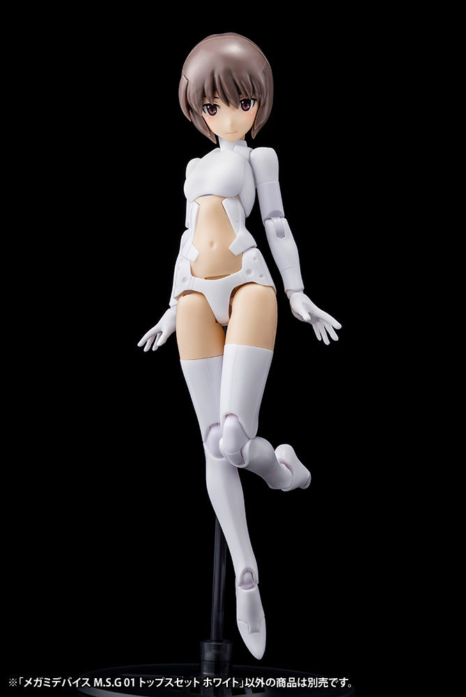 KOTOBUKIYA KP565 Megami Device M.S.G 01 TOPS SET SKIN COLOR A, WHITE 1:1