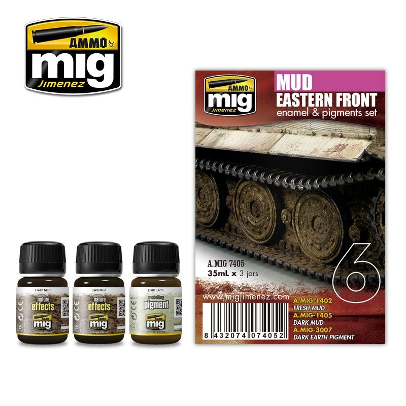 Ammo Mig Easter Front Mud Weathering Set
