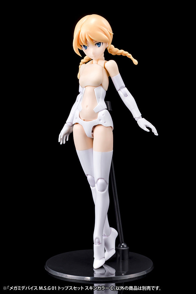 KOTOBUKIYA KP594 MEGAMI DEVICE M.S.G 01 TOPS SET BLACK, SKIN COLOR C, SKIN COLOR D 1:1