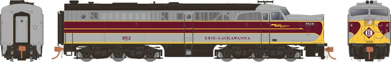 PREORDER Rapido 023048 HO PA-1 (DC/Silent): Erie Lackawanna - Grey and Maroon: