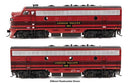 Walthers Mainline HO 21407 EMD F7 A-B Set Locomotive ESU, Lehigh Valley