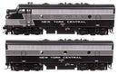 Walthers Mainline HO 21411 EMD F7 A-B Set Locomotive ESU, New York Central