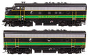 Walthers Mainline HO 21414 EMD F7 A-B Set Locomotive ESU, Reading