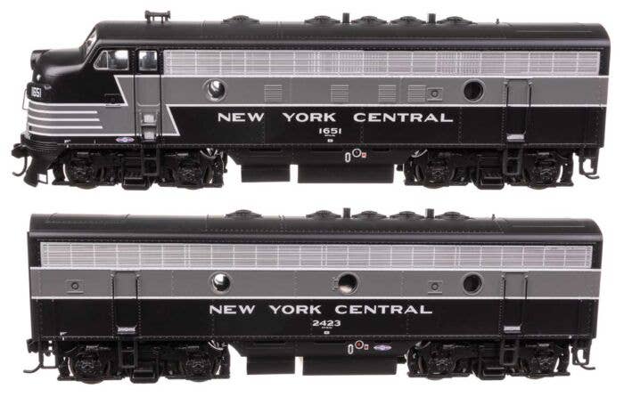 Walthers Mainline HO 11411 EMD F7 A-B Set Locomotive, New York Central
