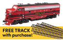 Walthers HO 21408 EMD F7A Locomotive ESU with WalthersTrack Code 83 Flex Track 5-Pack, Lehigh Valley