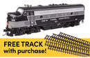 Walthers HO 21413 EMD F7A Locomotive ESU with WalthersTrack Code 83 Flex Track 5-Pack, New York Central