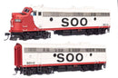 Walthers Proto HO 42554 EMD FP7 & F7B Locomotive, Soo Line