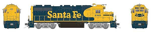 Rapido HO 38502 EMD GP38 Low Nose Locomotive, Atchison Topeka & Santa Fe