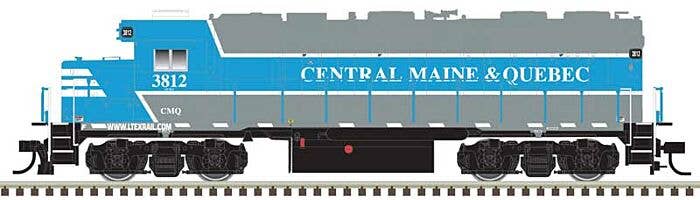 Atlas N 40005620 EMD GP38 Low Nose with Dynamic Brakes Locomotive Lok, Master Gold, Central Maine & Quebec CMQ