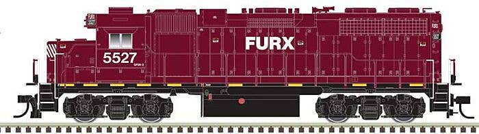 Atlas N 40005605 EMD GP38 Low Nose with Dynamic Brakes Locomotive Master Silver, First Union Rail Leasing FURX
