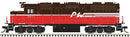 Atlas N 40005609 EMD GP38 Low Nose with Dynamic Brakes Locomotive Master Silver, Providence & Worcester