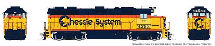 PREORDER Rapido HO 39011 EMD GP39 Locomotive, CSX