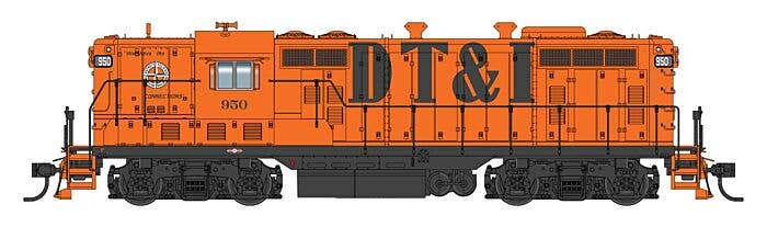 PREORDER Walthers Proto HO 42421 EMD GP7 Locomotive LokSound Select, Detroit Toledo & Ironton