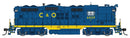 Walthers Proto HO 920-42727 EMD GP9 Phase II High Nose, Chessie System-C&O