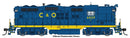 Walthers Proto HO 920-49727 EMD GP9 Phase II High Nose, Chessie System-C&O