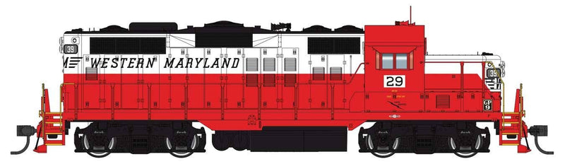 PREORDER Walthers Proto HO 920-42737 EMD GP9 Phase II Low Nose, Western Maryland