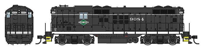 PREORDER Walthers Mainline HO 10497 EMD GP9 Phase II with High Hood Locomotive, Illinois Central