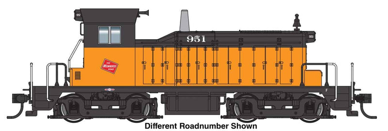 PREORDER Walthers Mainline HO 910-19244 EMD SW1 Diesel Locomotive, Milwaukee Road