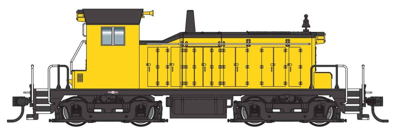 PREORDER Walthers Mainline HO 910-9235 EMD SW1 Diesel Locomotive, Industrial Yellow