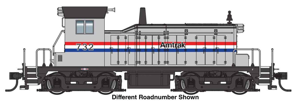 PREORDER Walthers Mainline HO 910-9237 EMD SW1 Diesel Locomotive, Amtr