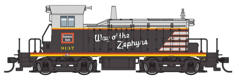 PREORDER Walthers Mainline HO 910-9240 EMD SW1 Diesel Locomotive, Chicago Burlington & Quincy