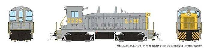 Rapido HO 27588 EMD SW9 Locomotive ESU, Louisville & Nashville