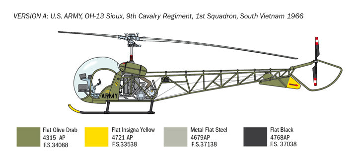 Italeri 2820 - SCALE 1 : 48 OH-13 Sioux