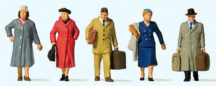 Preiser HO 10662 Era III Passengers Set