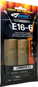 Estes Rockets 10034 E16-6 PROIIENG29MM-HAZBAG