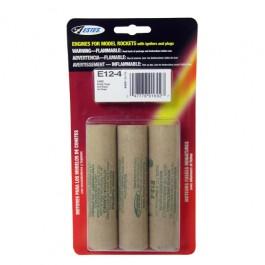 Estes Rockets 1692 E12-4 E Engine *Ups Only* 3Pk