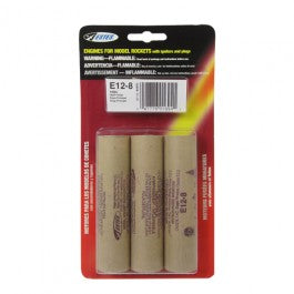 Estes Rockets 1694 E12-8 E Engine *Ups Only* 3Pk