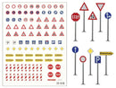 PREORDER Vollmer HO 45160 European Traffic Signs, Stickers for Customization