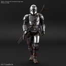 Bandai 2557094 Star Wars: The Mandalorian Mandalorian Beskar Armor Silver Coating Version 1:12 Scale Model Kit
