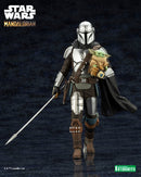 Kotobukiya SW193 Star Wars ARTFX+ Mandalorian™ & Grogu™ with Beskar Staff 1:10