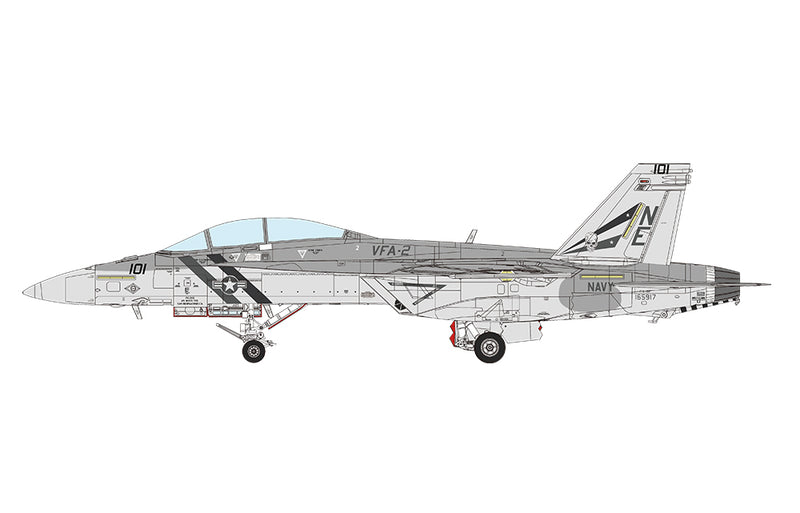 Meng-Model LS-016 BOEING F/A-18F SUPER HORNET BOUNTY HUNTERS 1:48